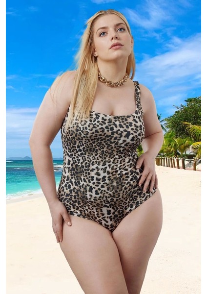 Konforlu Plus Size Mayo Tasarım Büyük Beden Premium Kalite Klora Dayanıklı Uv Korumalı