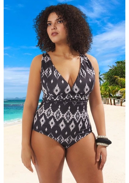 Konforlu Plus Size Mayo Tasarım Büyük Beden Klora Dayanıklı Yaz Koleksiyonu fiyatları