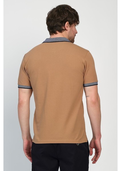 Erkek Basic Düz Kısa Kol Pudra Uzun Polo Yaka Tişört indirimleri