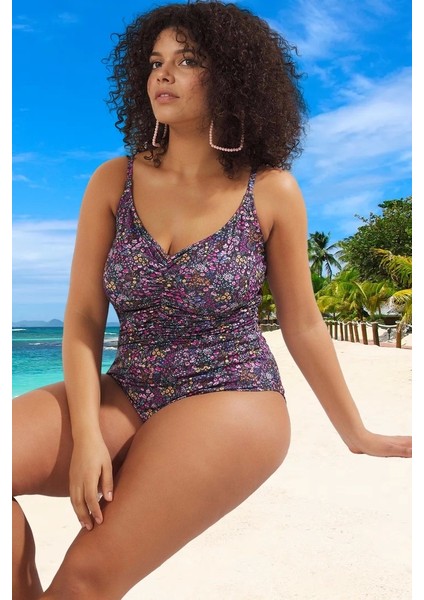 Konforlu Plus Size Mayo Tasarım Büyük Beden Ergonomik Kesim Hızlı Kuruyan Plaj ve Havuz Için