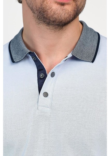 Erkek Basic Düz Kısa Kol Pudra Uzun Polo Yaka Tişört fiyatları