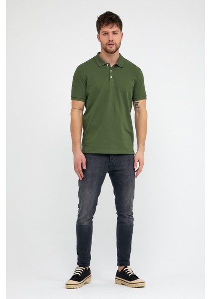 Erkek Düz Kısa Kollu Basic Uzun Buz Mavi Polo Yaka Tişört fiyatları