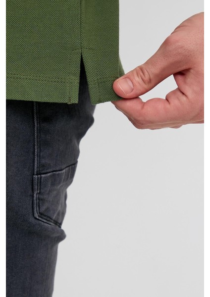 Erkek Düz Kısa Kollu Basic Uzun Buz Mavi Polo Yaka Tişört fırsatları