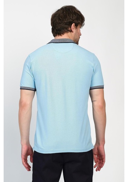 Erkek Basic Düz Kısa Kol Pudra Uzun Polo Yaka Tişört indirimleri