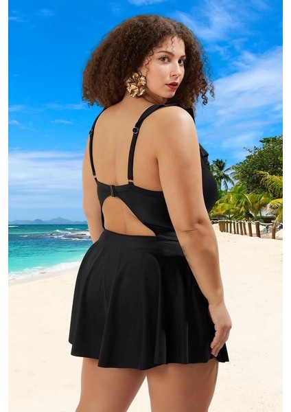 Konforlu Plus Size Mayo Tasarım Büyük Beden Yüksek Konfor Uv Korumalı Deniz Kıyafeti modelleri