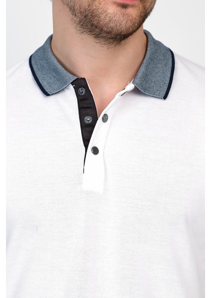 Erkek Basic Düz Kısa Kol Pudra Uzun Polo Yaka Tişört fiyatları