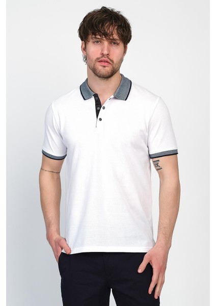 Erkek Basic Düz Kısa Kol Pudra Uzun Polo Yaka Tişört modelleri