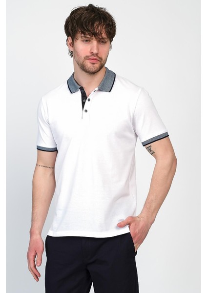 Erkek Basic Düz Kısa Kol Pudra Uzun Polo Yaka Tişört fırsatları