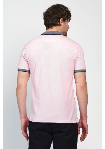 Erkek Basic Düz Kısa Kol Pudra Uzun Polo Yaka Tişört indirimleri