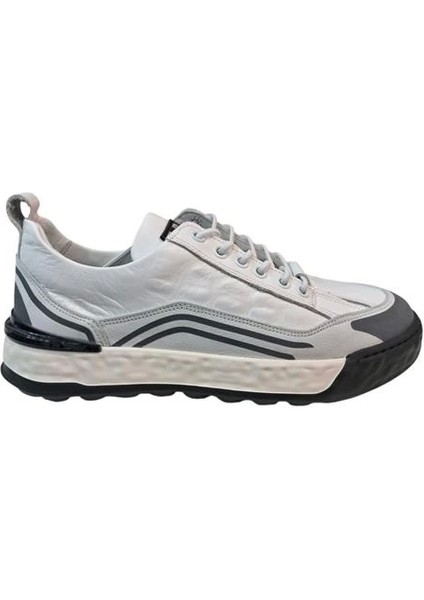 10227 Memory Foam Günlük Casual Spor Erkek Ayakkabı Beyaz