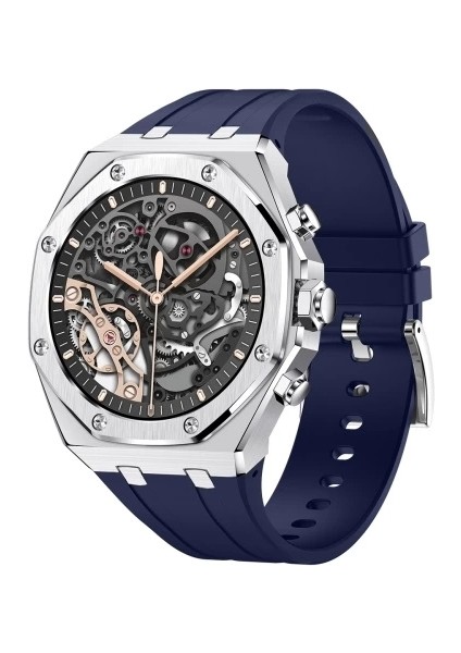 Lacivert Silikon Kordon Erkek Akıllı Saat FSW1121D-L