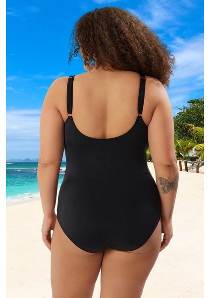 Konforlu Plus Size Mayo Tasarım Büyük Beden Yüksek Konfor Su Sporları Için Tam Destek modelleri