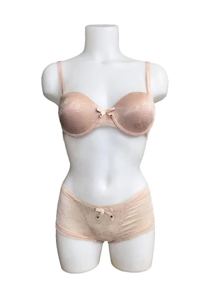 Night Flight Kurdaleli Desteksiz Sütyen Takım Kod 2134