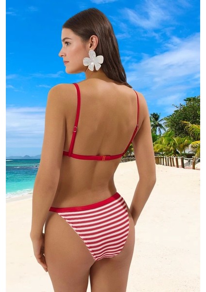 Tasarım Bikini Takımı Plaj ve Havuz Için Esnek Kumaş Özel Ergonomik Kesim fiyatları