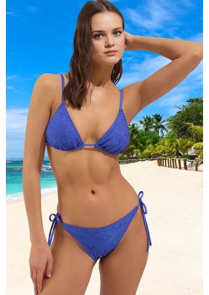 Tasarım Bikini Takımı Yaz Koleksiyonu Ergonomik Kesim Özel Hızlı Kuruyan