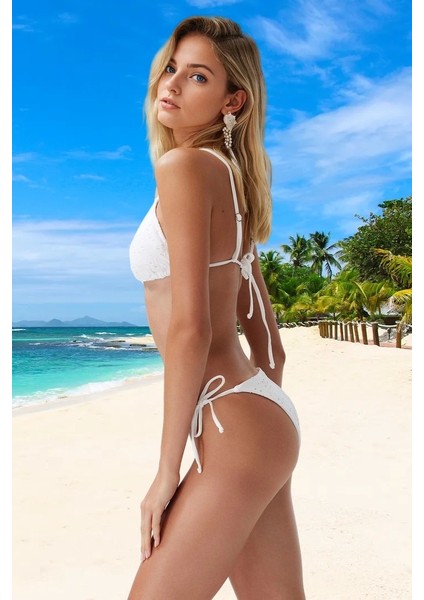 Tasarım Bikini Takımı Yaz Koleksiyonu Ergonomik Kesim Özel Hızlı Kuruyan fiyatları