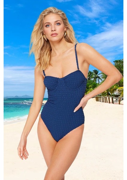 Yüzme Kıyafeti Tasarım Mayo Şık Detaylı Uv Korumalı Swimsuit Su Sporları Için Mayosu