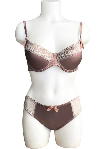 Night Flight Fırfırlı Destekli Kurdale Süslemeli Sütyen Takımı 2153