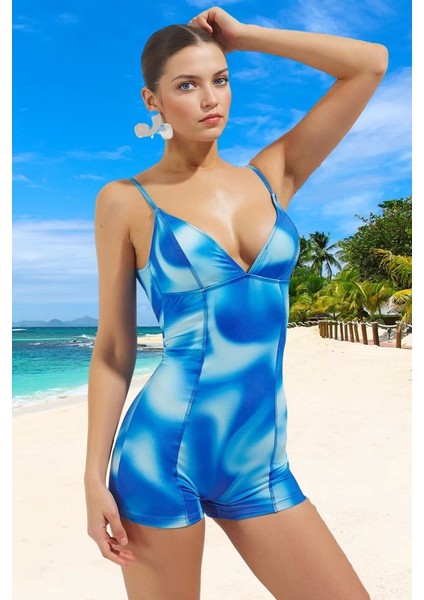 Yüzme Kıyafeti Tasarım Mayo Klora Dayanıklı Su Sporları Için Banyo Esnek Kumaş fiyatları