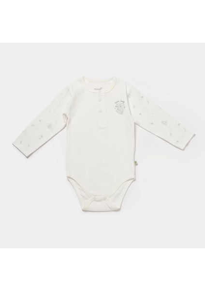 Koala Jungle Uzun Kol Bebek Body Gri