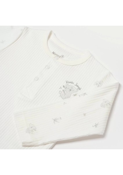 Koala Jungle Uzun Kol Bebek Body Gri modelleri