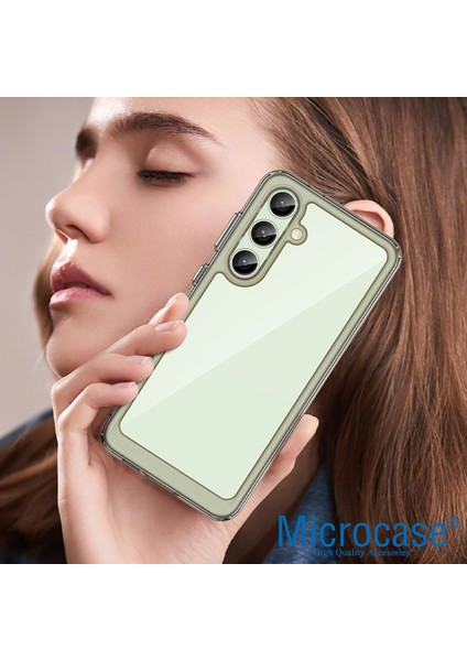 Samsung Galaxy S25 Shield Serisi Darbeye Dayanıklı Yarı Esnek Plastik Tpu Kılıf - AL8100 modelleri