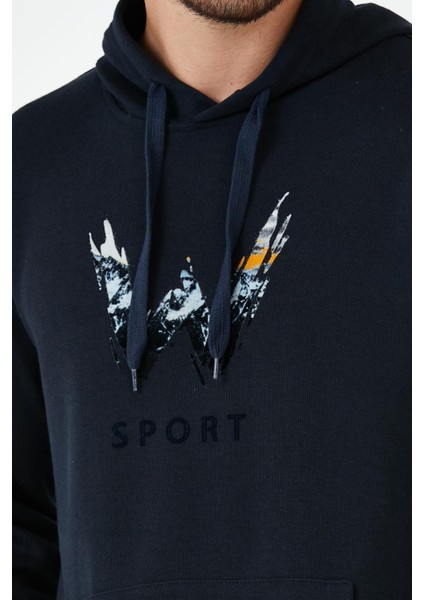 Erkek Sweat Baskılı Kapuşonlu Antrasit fiyatları