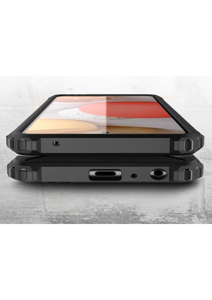 Galaxy A72 Kılıf F10T Crash Silikon Kapak-Kırmızı