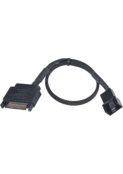 4903 Sata Power To Fan Çevirici Y Pwm Çoklayıcı Splitter Kablosu 1 Port 2 Pin