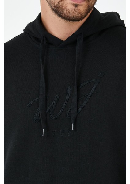 Erkek Sweat Baskılı Kapuşonlu Bordo modelleri