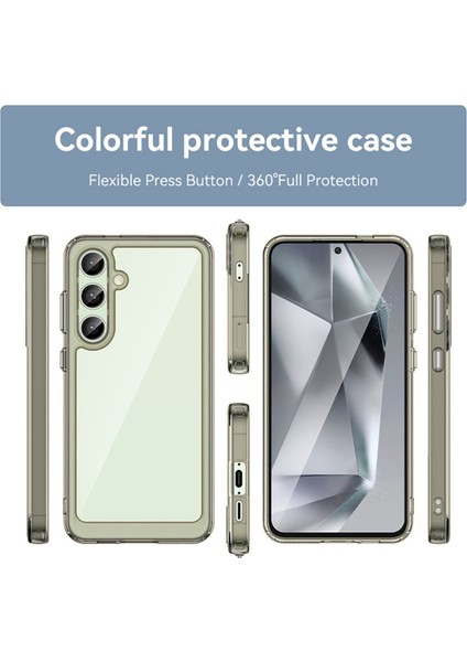 Samsung Galaxy S25 Plus Shield Serisi Darbeye Dayanıklı Yarı Esnek Plastik Tpu Kılıf - AL8100 fiyatları