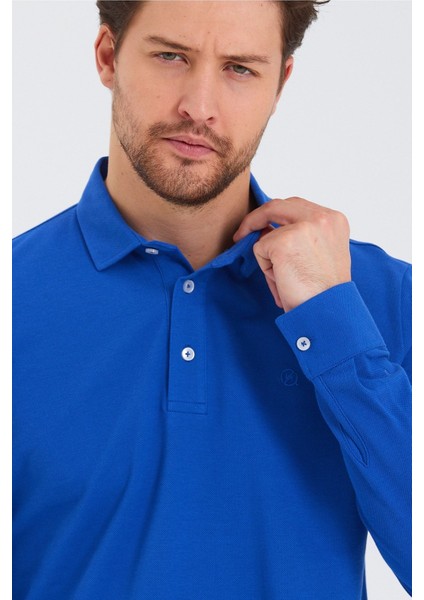 Erkek Polo Yaka Comfort Uzun Kollu Basic Vişne Tişört fiyatları