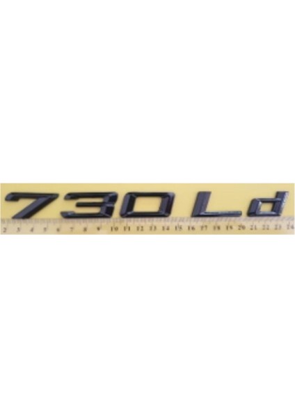 730LD Siyah Düz Bagaj Yazısı 3A 3D 3ABS
