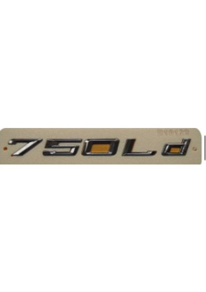 750LD Krom Bagaj Yazısı 3A 3D 3ABS