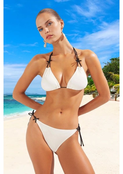 Tasarım Bikini Takımı Özel Premium Kalite Uv Korumalı Plaj ve Havuz Için