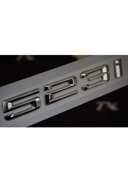 Bmw 523I Uyumlu Bagaj Krom Metal 3m 3D Yazı Logo