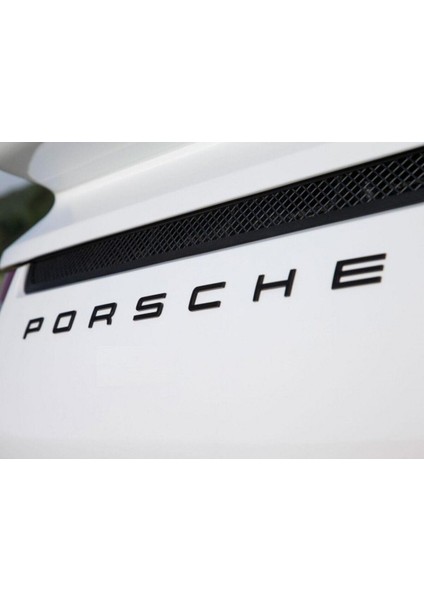 Porsche Piano Black Bagaj Yazısı Abs Amblem Logo