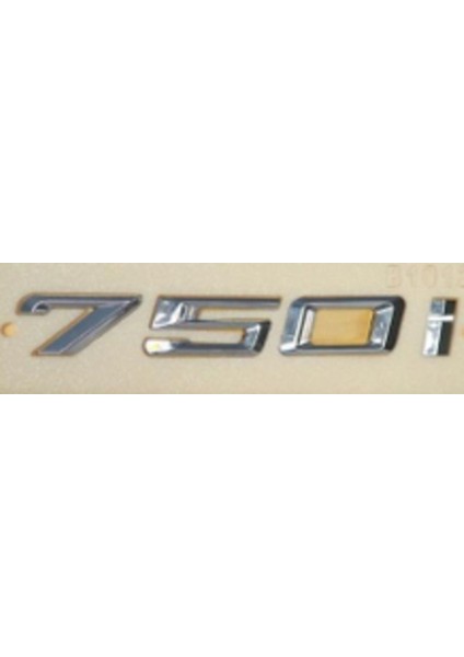 750I Krom Bagaj Yazısı 3A 3D 3ABS