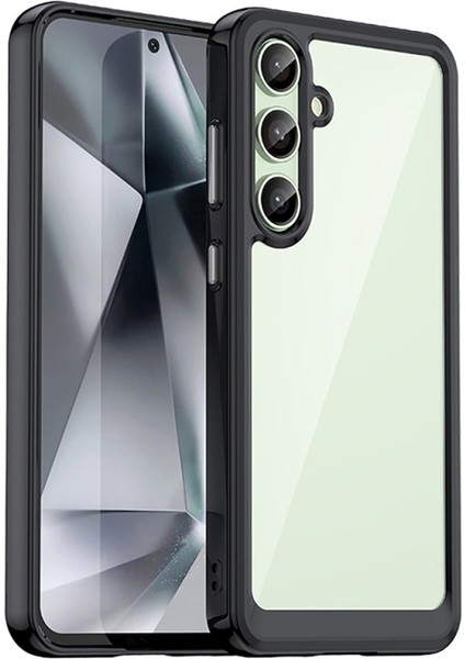 Samsung Galaxy S25 Plus Shield Serisi Darbeye Dayanıklı Yarı Esnek Plastik Tpu Kılıf - AL8100