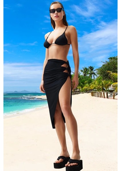 Tasarım Pareo Ergonomik Kesim Esnek Kumaş Hızlı Kuruyan Yaz Koleksiyonu Yüksek Konfor