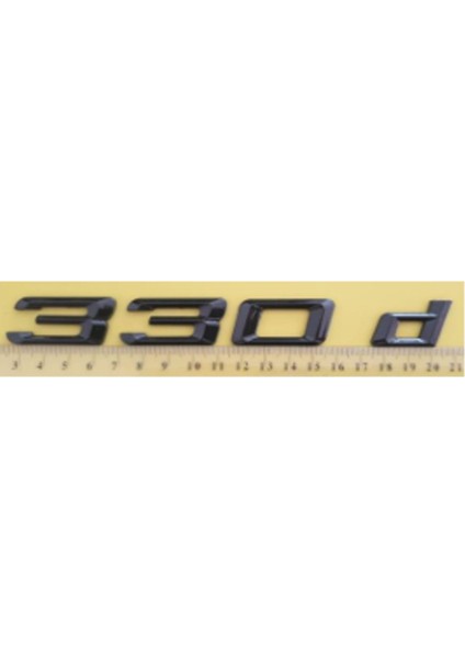 330D Siyah Bagaj Yazısı 3A 3D 3ABS