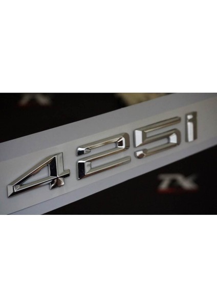 Bmw 425I Bagaj Krom Metal 3m 3D Yazı Logo