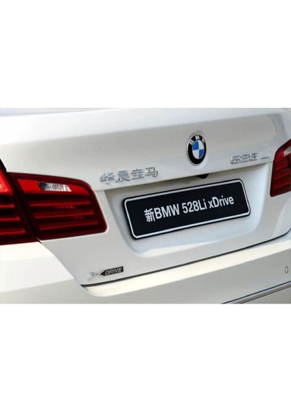 Bmw x Drive Bagaj Yazı Logo Car Arma Siyah Metal Sticker Amblem - Otomobil Aksesuar Metal Logo