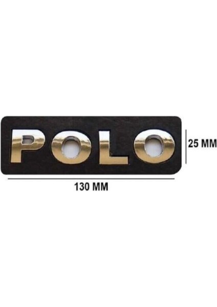 Volskwagen Polo Nikel Arka Bagaj Yazısı