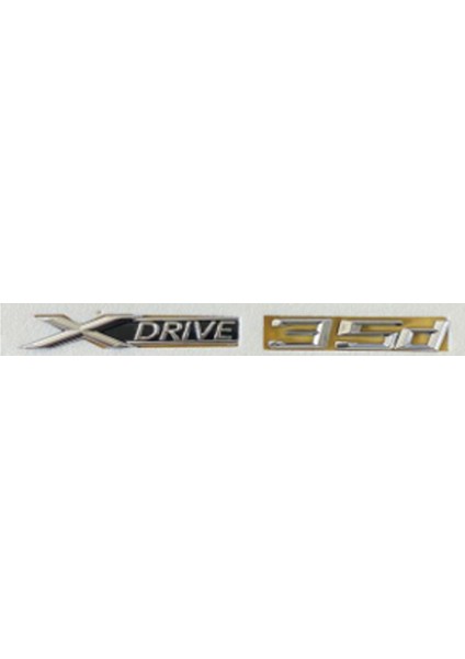 x Drive 35D Krom Bagaj Yazısı 3A 3D 3ABS
