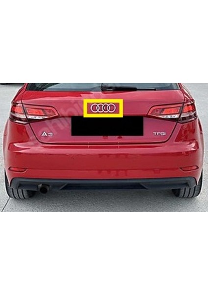 A3 Uyumlu Audi Bagaj Arması 3m 3D Abs
