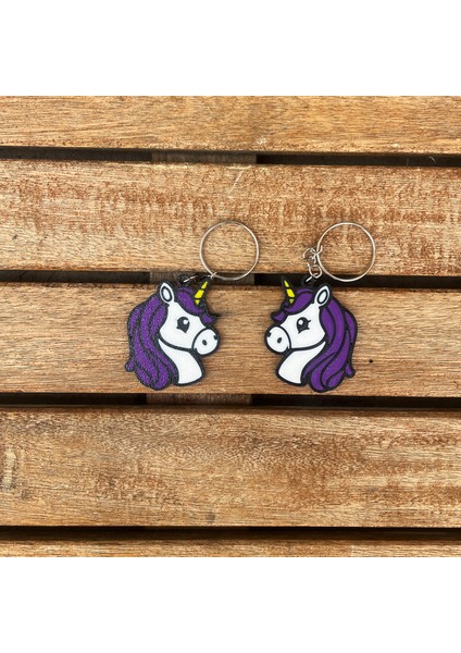 Unicorn Anahtarlık - Unicorn Aksesuar - Unicorn Severler Için Hediye - Unicorn Hediye