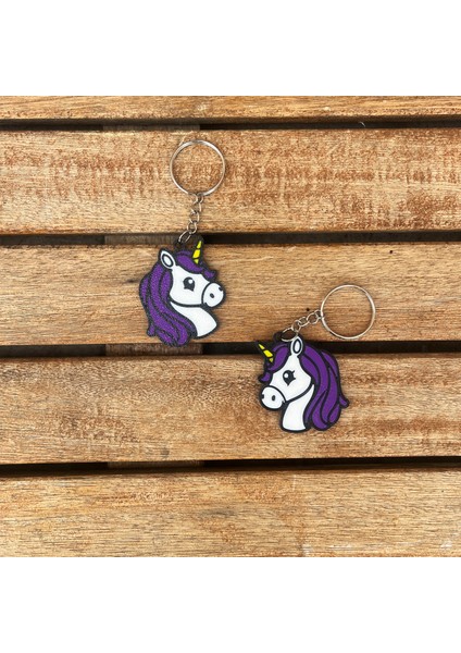 Unicorn Anahtarlık - Unicorn Aksesuar - Unicorn Severler Için Hediye - Unicorn Hediye