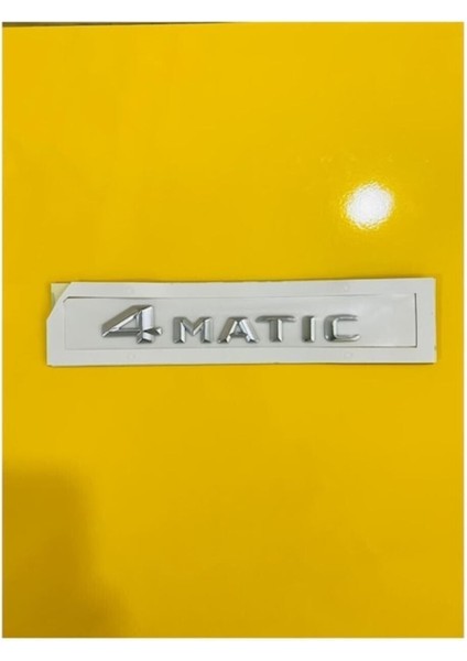 Mercedes 4matic Bagaj Yazısı A+ Kalite