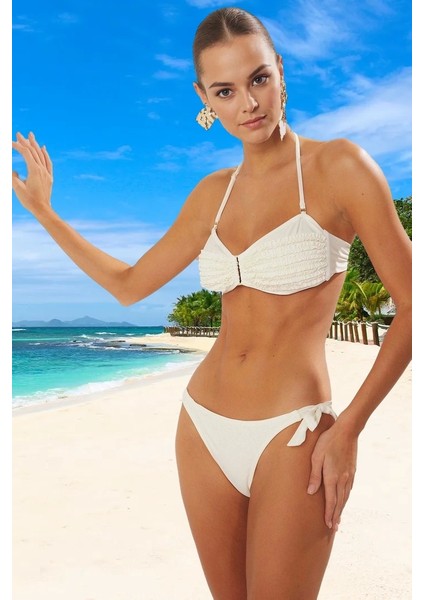 Tasarım Bikini Takımı Plaj ve Havuz Için Uv Korumalı Klora Dayanıklı Su Sporları